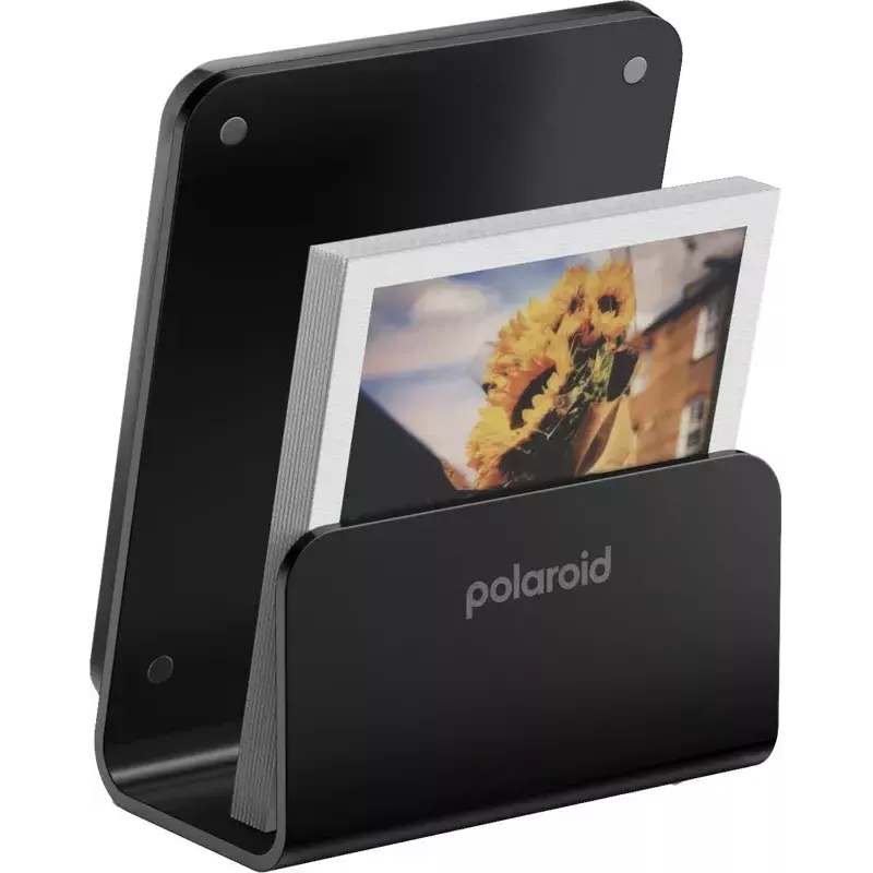 Pojedyncza ramka na zdjęcia Polaroid 6366 Czarna Akrylowa Ustawienie na stole