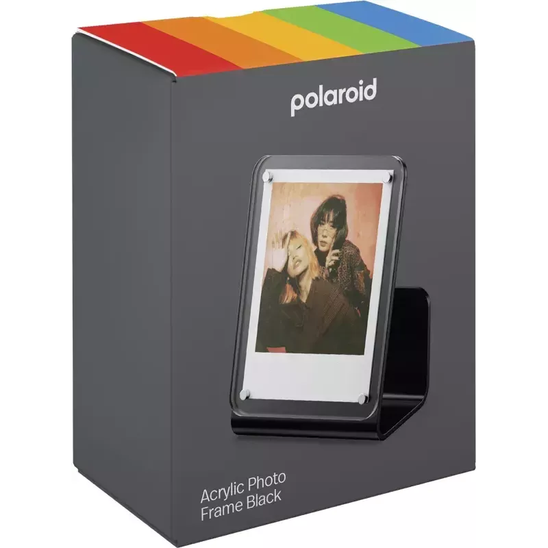 Pojedyncza ramka na zdjęcia Polaroid 6366 Czarna Akrylowa Ustawienie na stole