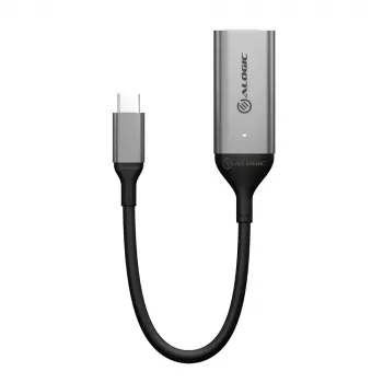 ALOGIC 15cm Ultra USB-C męski na DP żeński adapter 4K 60Hz