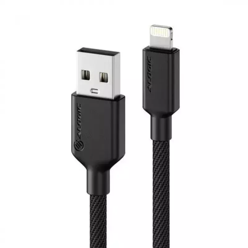 Kabel do telefonu komórkowego ALOGIC ELPA8P02-BK Czarny 2 m USB A Lightning