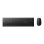 Zestaw klawiatury i myszy ALOGIC ASKBT3WC — pełnowymiarowa RF Wireless + Bluetooth, czarna