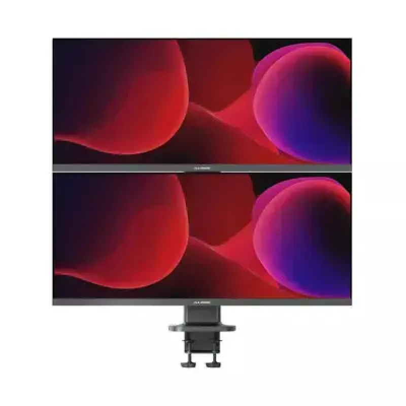 Uchwyt do monitora ALOGIC ED34VMSSGR zaciskowy stojak do ekranów do 34 cali, podwójny wyświetlacz, udźwig 12 kg, szary