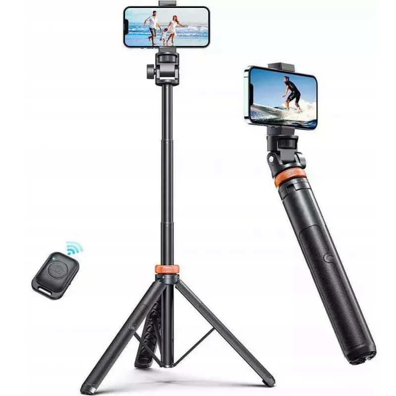 Selfie Stick Tripod Tech‑Protect L035 — regulowana wysokość, lekki przenośny uchwyt