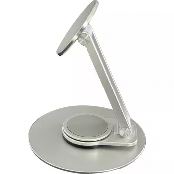 Vision MagSafe Obrotowa podstawka pod telefon VLM-TPM Srebrna Uchwyt pasywny