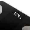 Inteligentna waga łazienkowa Adler AD 8186b Automatyczne wyłączanie Analiza tkanki tłuszczowej Pomiar wskaźnika masy ciała (BMI) Analiza masy kostnej Maksymalna waga (nośność) 180 kg Funkcja pamięci Wielu użytkowników