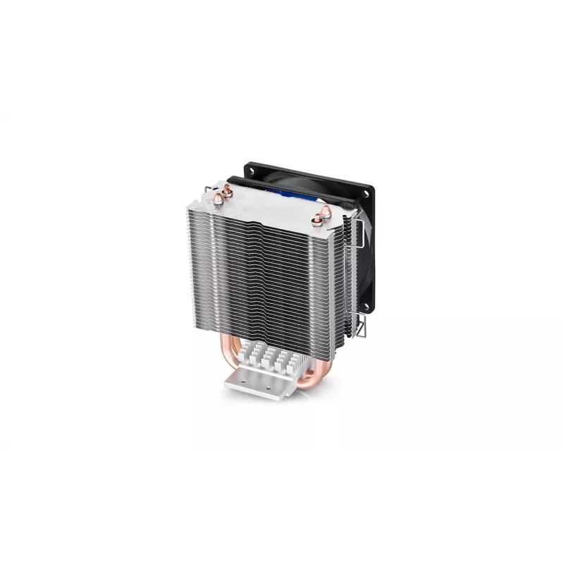 DeepCool ICE EDGE MINI FS V2.0 Chłodzenie procesora Chłodzenie powietrzne 8 cm Czarny, Niebieski, Srebrny 1 szt.