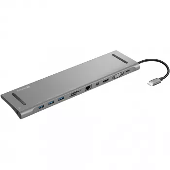 SANDBERG USB-C Docking Station HDMI DP VGA SD USB USB-C