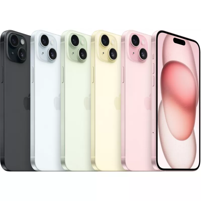 Apple iPhone 15 Plus - Smartfon 5G - Dual SIM / Pamięć wewnętrzna 128 GB - Wyświetlacz OLED - 6.7