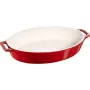 Staub Owalny Półmisek Ceramiczny - 2,3 l, Czerwony