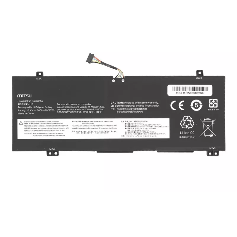 MITSU LENOVO IDEAPAD S540 3600mAh 55Wh 15,4V
