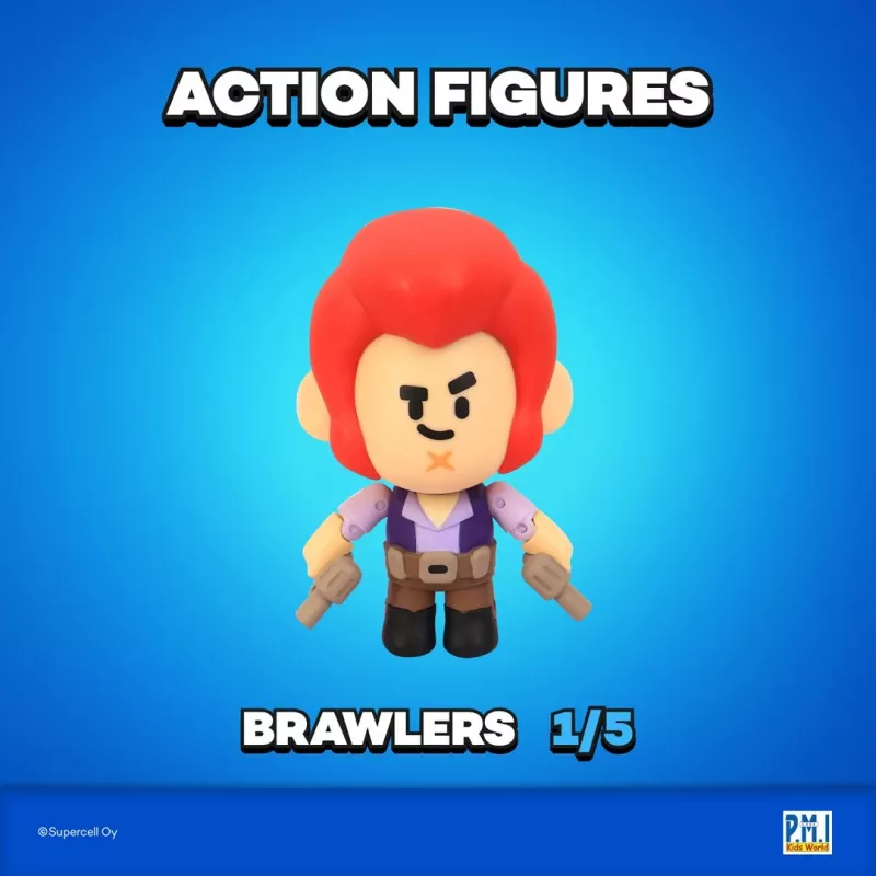 FIGURKI AKCJI BRAWL STARS S1 11 cm - COLT