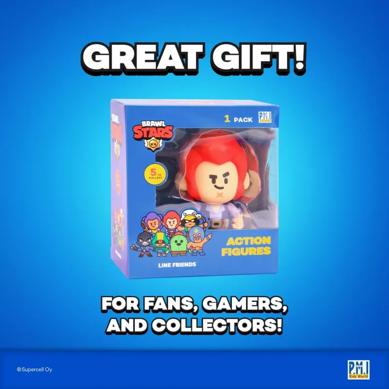 FIGURKI AKCJI BRAWL STARS S1 11 cm - COLT