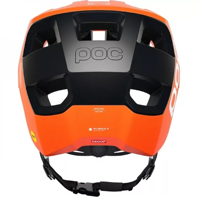 Regulowany kask rowerowy POC Kortal Race MIPS, rozmiar M/L 55-58 cm, pomarańczowy