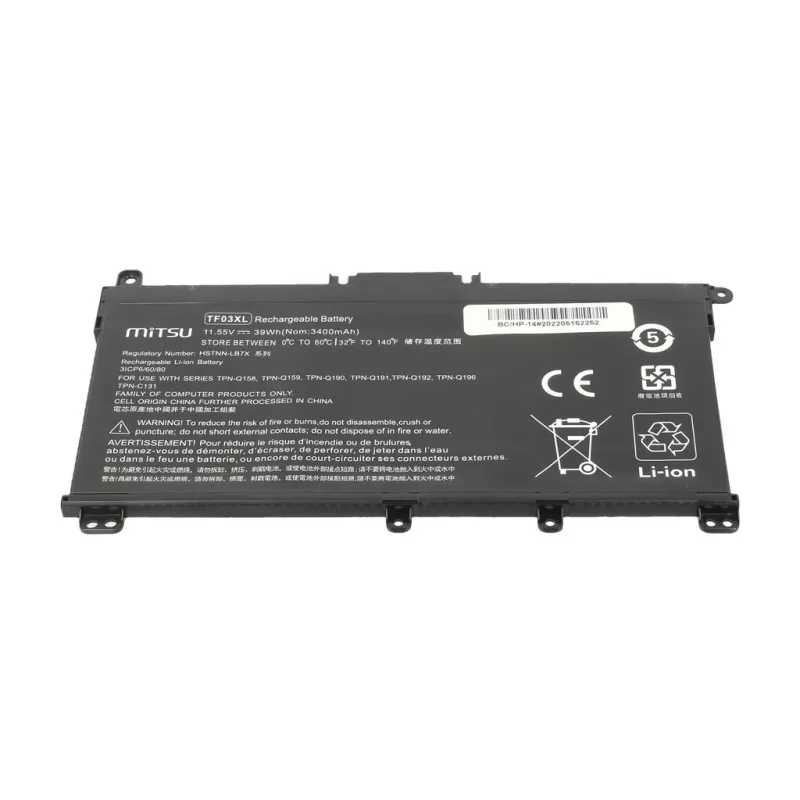 #Mitsu do HP 14-BP 3400mAh (39Wh) 11,55V