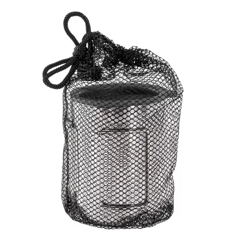 Helikon Kubek termiczny z pokrywką 250 ml Srebrny, Czarny