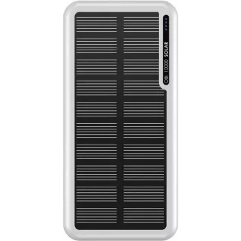 Boompods Obi 10 000 mAh Solarny Powerbank - Biały