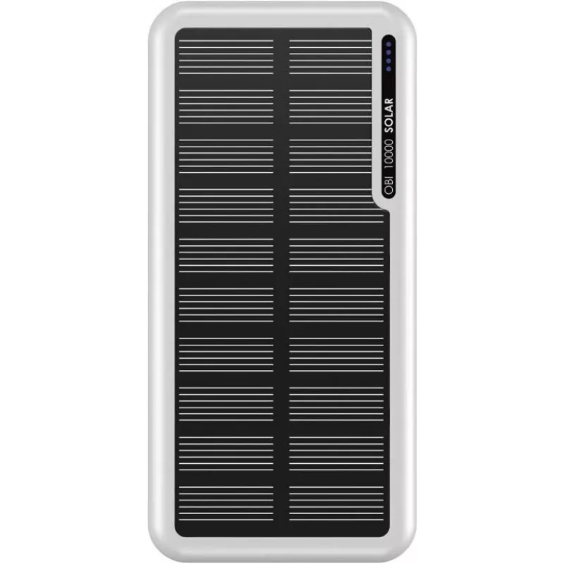 Boompods Obi 10 000 mAh Solarny Powerbank - Biały