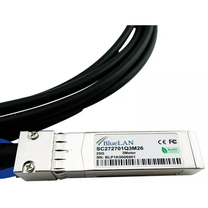 BlueOptics SFP-H25G-CU1M kompatibles BlueLAN DAC SFP28 SC272701Q1M30