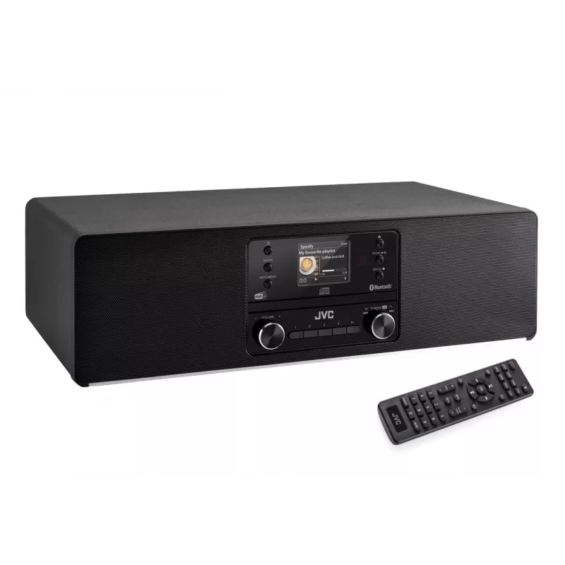 JVC RD-E984B - wieża mini all-in-one, czarna