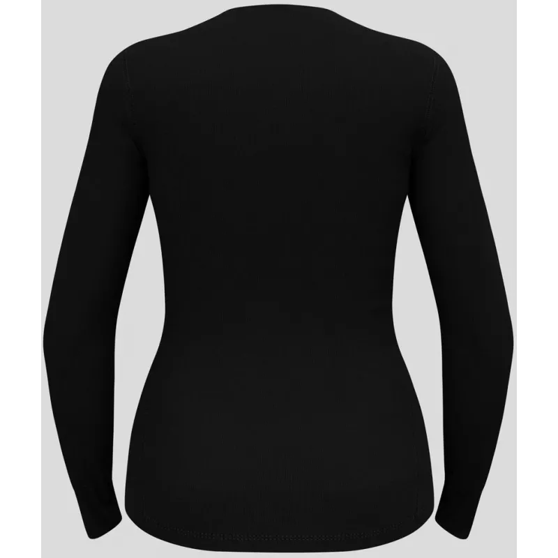 Odlo BL TOP crew neck l/s ACTIVE WARM ECO damska koszulka, rozmiar S, czarna