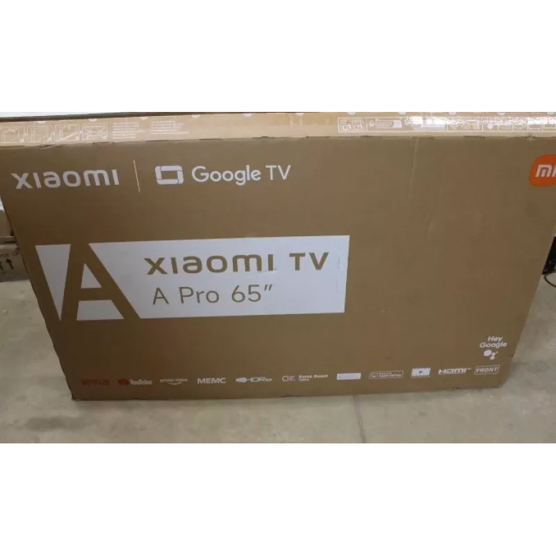 SALE OUT. Xiaomi QLED TV A Pro 2026 65 cali | Xiaomi QLED TV A Pro 2026 | 65 | Smart TV | Google TV | 4K UHD | USZKODZONE OPAKOWANIE