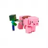 Minecraft S2 3D WIND-UP Zabawka - Mały Zombie i Świnia