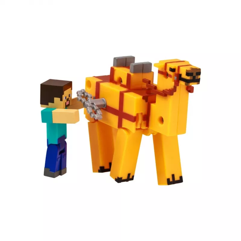Minecraft S2 3D WIND-UP Toy - Steve i Camel