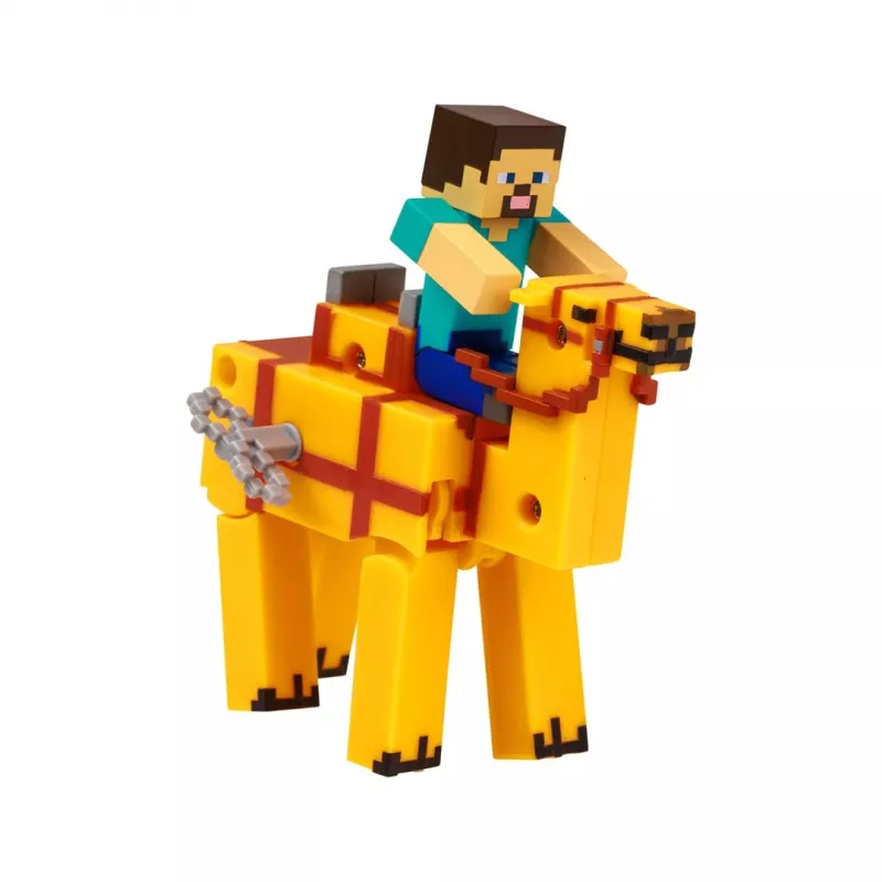 Minecraft S2 3D WIND-UP Toy - Steve i Camel