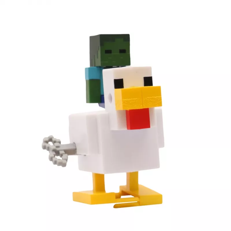 Minecraft S2 3D WIND-UP Toy - Chicken & Jockey