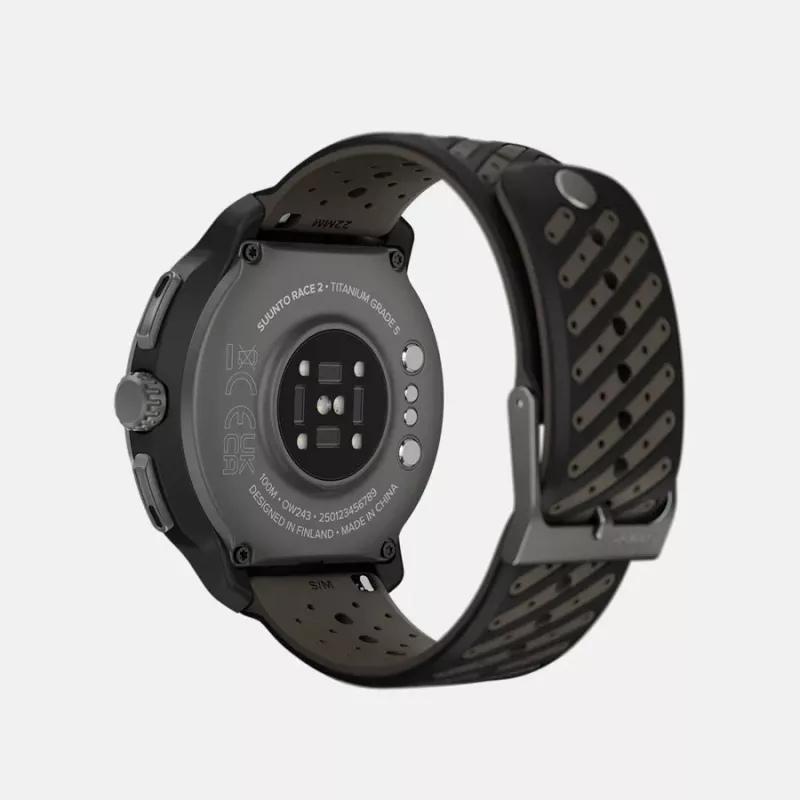 Zegarek sportowy Suunto Race 2 Titanium Czarny