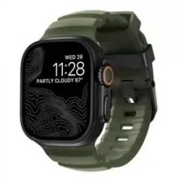 NOMAD Rocky Point Band dla Apple Watch 46 mm/49 mm zielono-czarny