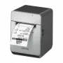 Epson TM-L100, 8 punktów/mm (203 dpi), obcinacz, bezpodkładowa, USB, Lightning, BT, Ethernet, czarna, Drukarka etykiet, Termotransferowa, Rozdzielczość: 8 punktów/mm (203 dpi), Maks. szerokość nośnika: 80 mm