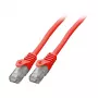 EFB-Elektronik Kabel krosowy RJ45 kat.6 U/UTP LSZH CCA czerwony 1,5m Producent: EFB Elektronik (K8104RT.1,5)