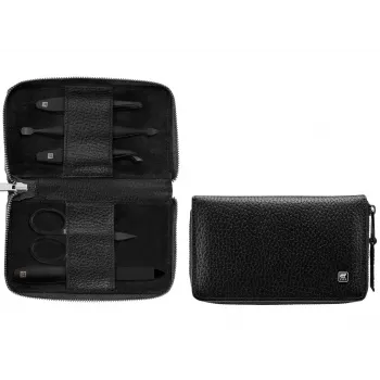 Manicure set ZWILLING 97002-004-0 — 5-piece kit, Czarny leather case