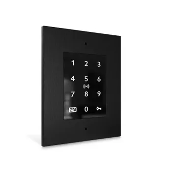 2N Access Unit 2.0 - podstawowy czytnik kontroli dostępu - czytnik kodów dostępu - czytnik chipów/kart dostępu - Bluetooth - IP54 - komunikacja bliskiego zasięgu (NFC) (9160347)