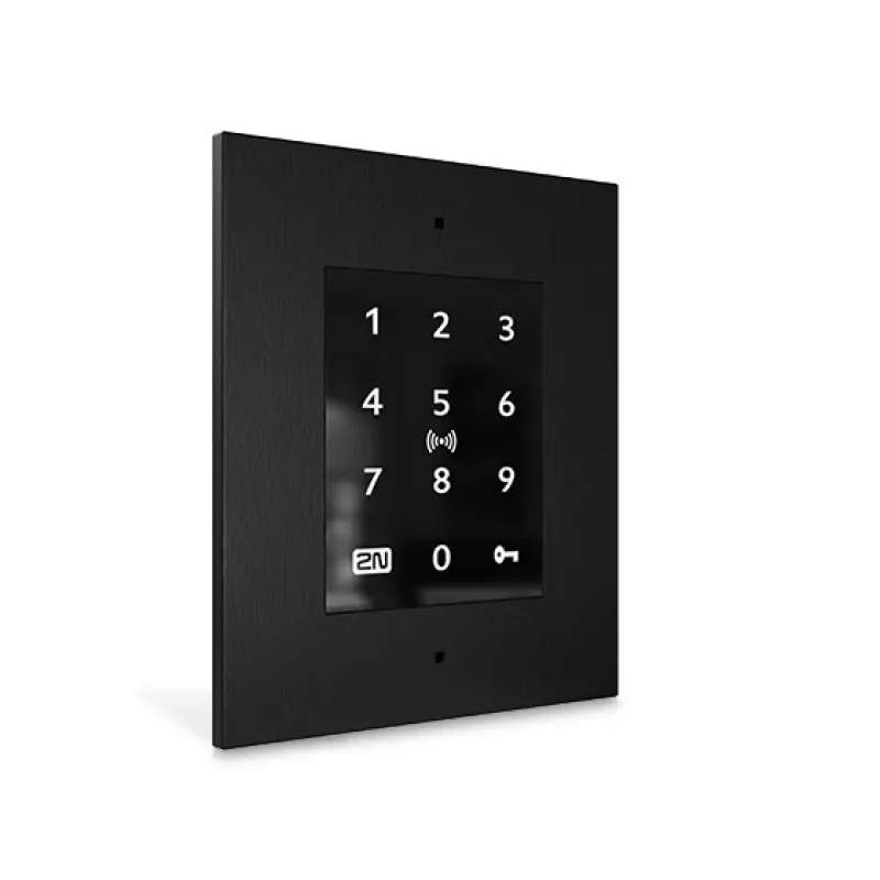 2N Access Unit 2.0 - podstawowy czytnik kontroli dostępu - czytnik kodów dostępu - czytnik chipów/kart dostępu - Bluetooth - IP54 - komunikacja bliskiego zasięgu (NFC) (9160347)
