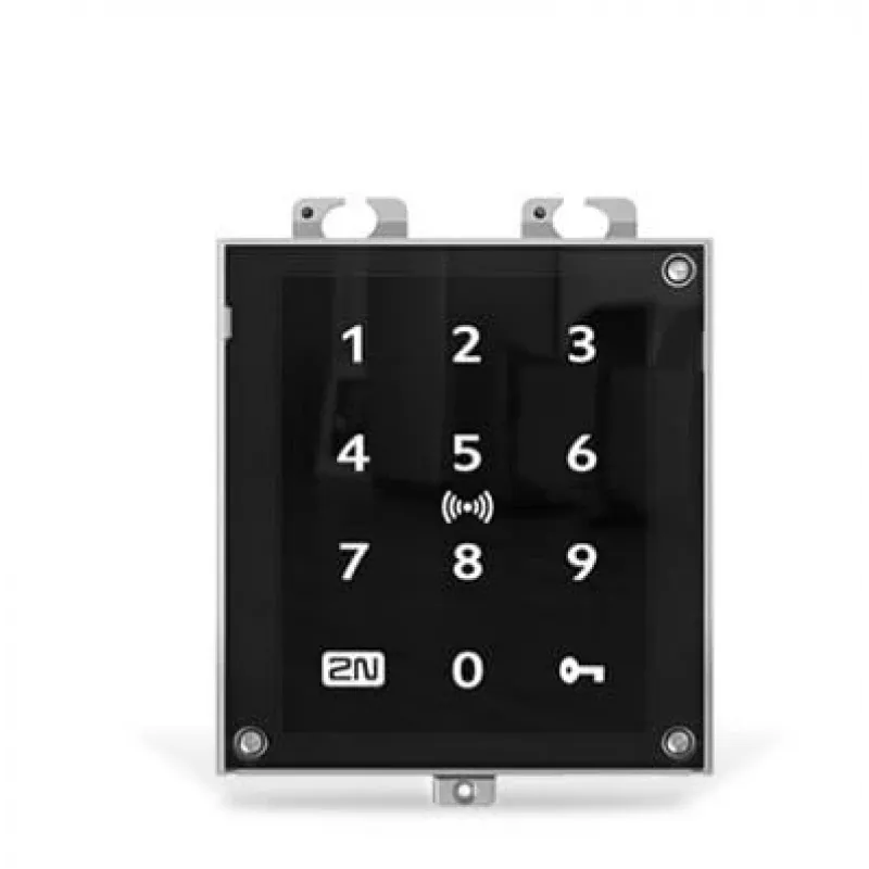 2N Access Unit 2.0 - podstawowy czytnik kontroli dostępu - czytnik kodów dostępu - czytnik chipów/kart dostępu - Bluetooth - IP54 - komunikacja bliskiego zasięgu (NFC) (9160347)