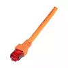 EFB-Elektronik Kabel krosowy RJ45 kat.6 S/FTP LSZH pomarańczowy 0,15 m