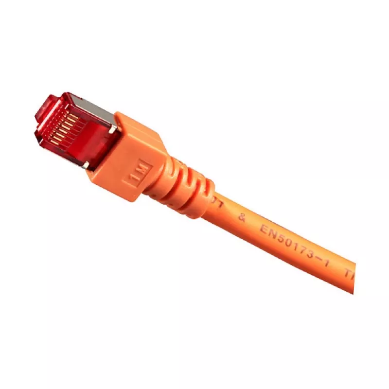 EFB-Elektronik Kabel krosowy RJ45 kat.6 S/FTP LSZH pomarańczowy 0,15 m