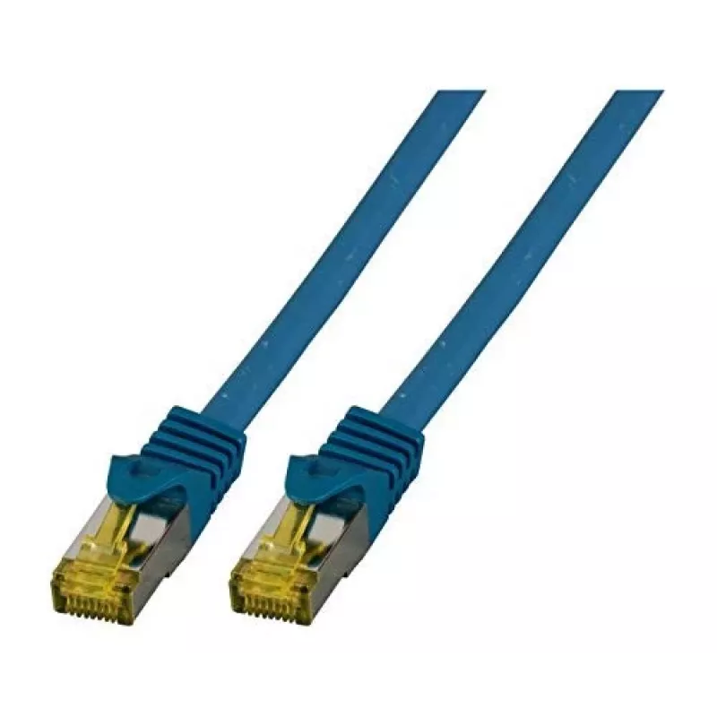 EFB-Elektronik RJ45 kabel krosowy kat. 6A S/FTP LSZH kat. 7 surowy kabel niebieski 25 m Producent: EFB Elektronik (MK7001.25BL)