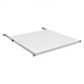 stała półka 19 cali (0,5U) EFB Elektronik do szafy rack 19 inch, głębokość 350–450 mm, obciążenie 70 kg, do szafy 600 mm, RAL7035
