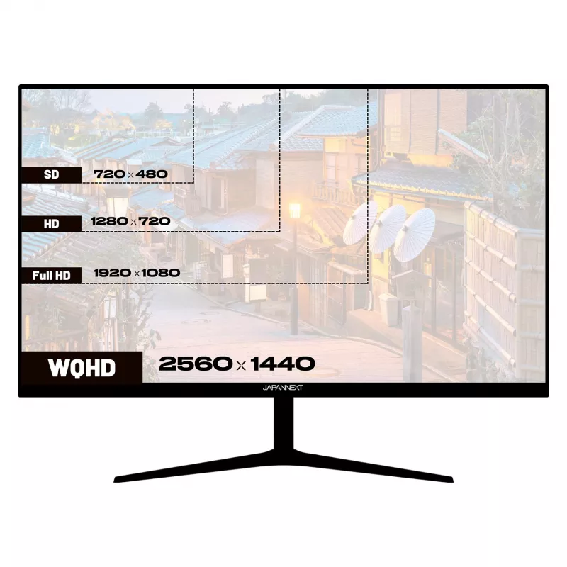 JAPANNEXT JN-IPS27WQHDR-C65W 16:9 HDMI/DP WQHD - Monitor płaski (TFT/LCD)