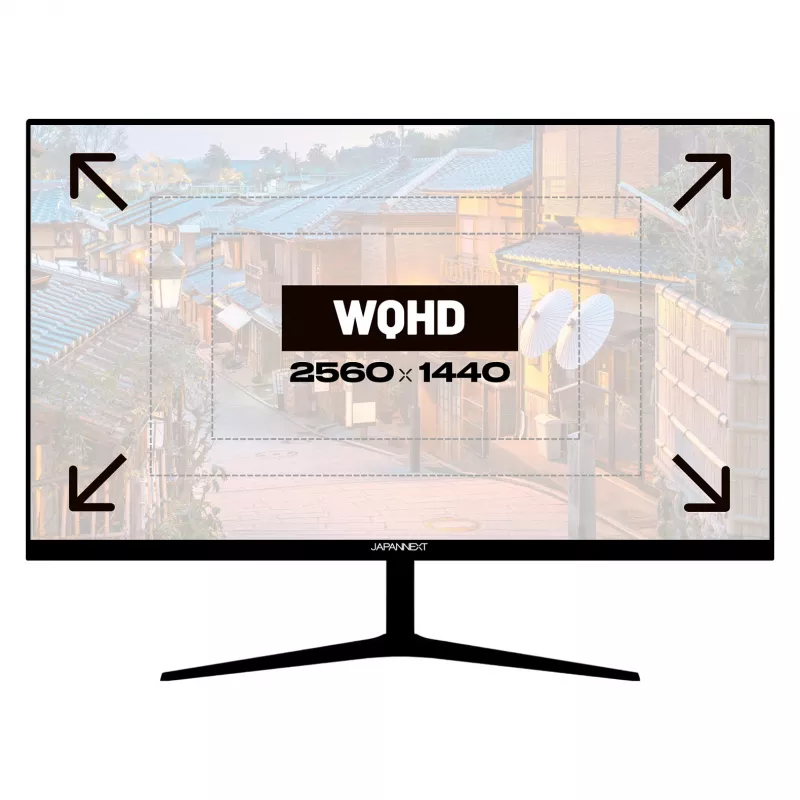 JAPANNEXT JN-IPS27WQHDR-C65W 16:9 HDMI/DP WQHD - Monitor płaski (TFT/LCD)