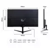JAPANNEXT JN-IPS27WQHDR-C65W 16:9 HDMI/DP WQHD - Monitor płaski (TFT/LCD)