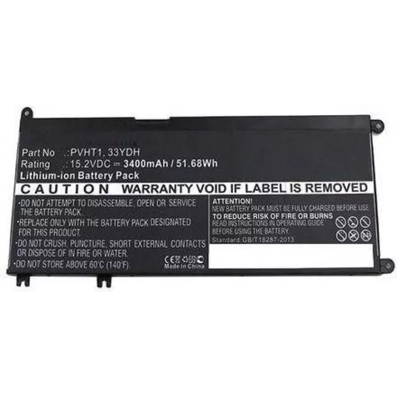 CoreParts Bateria do laptopa 52Wh Li-ion 15,2V 3400mAh Czarna 7FHHV - Bateria - 3400 mAh (7FHHV-CP)
