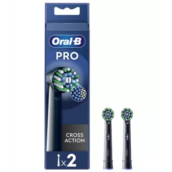 Oral-B EB50BRB-2 Pro CrossAction czarne końcówki zamienne, 2 szt.