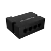 Przełącznik Lanberg DIN-FE4-AT-30W 1XIN 3X Out 100MB POE Extender Fast Ethernet Din Rail AT 30W