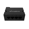 Przełącznik Lanberg DIN-FE4-AT-30W 1XIN 3X Out 100MB POE Extender Fast Ethernet Din Rail AT 30W