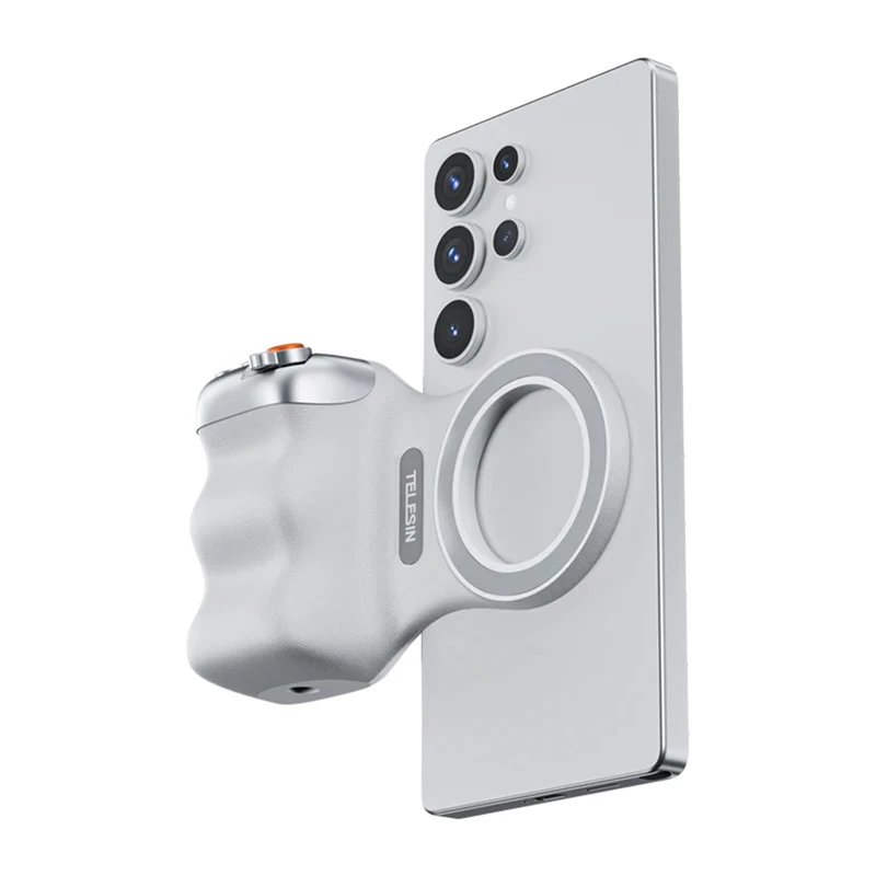 TELESIN Magnetyczny uchwyt MagSafe z pilotem Bluetooth do iPhone'a / P5-mp-001wh