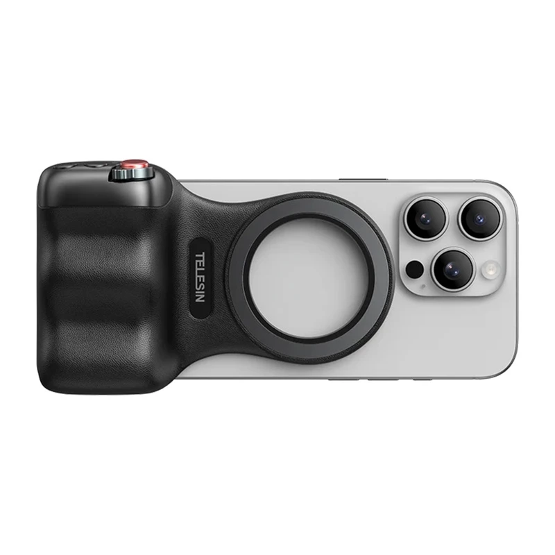 TELESIN Magnetyczny uchwyt MagSafe z Bluetooth Remote do iPhone / P5-mp-001bk